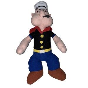 Vintage Popeye the Sailor Man Play by Play Toy Stuffed 14 inch Plush 1992